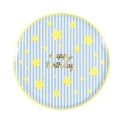 Bright Star Happy Birthday Side Plates (x 8)