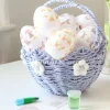 Bunnies In The Garden Fancy Plastic Easter Eggs, Pack of 24