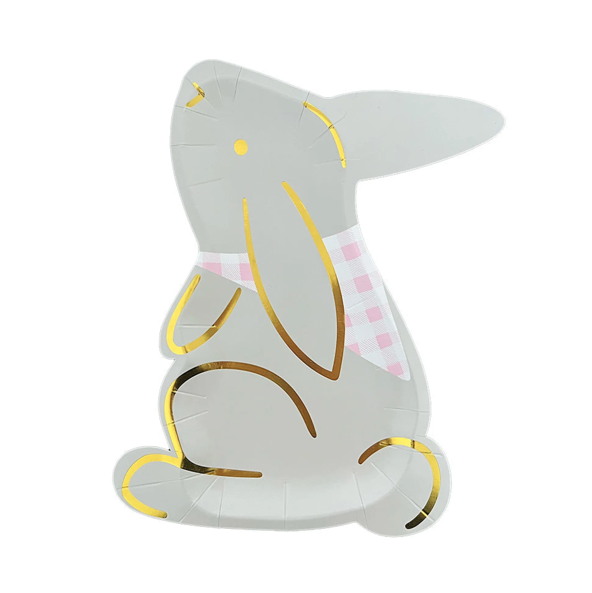 Bunnies In The Garden Large "Bunny" Plates, Pack of 8