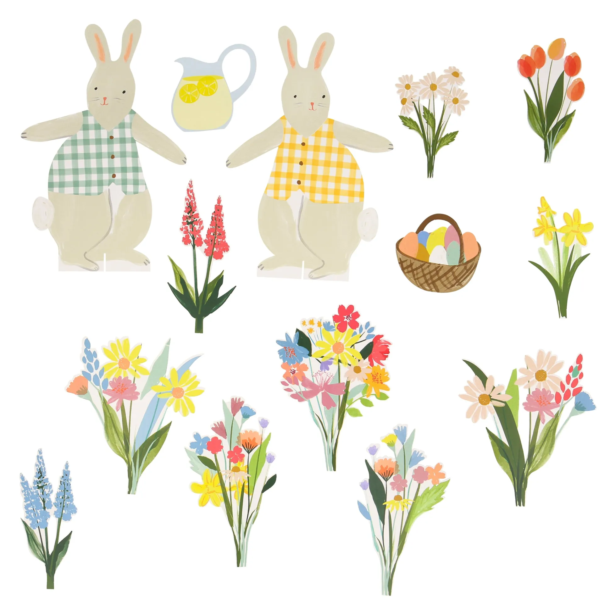Bunny Paper Play Garden