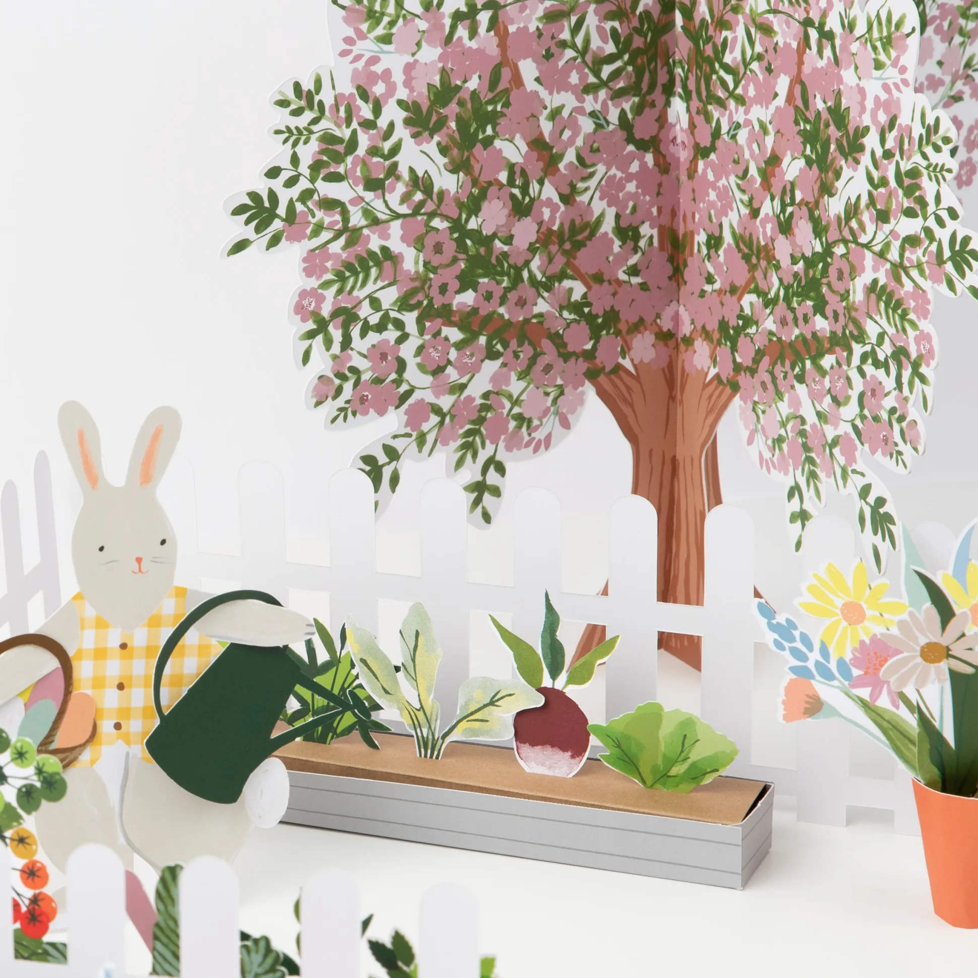 Bunny Paper Play Garden