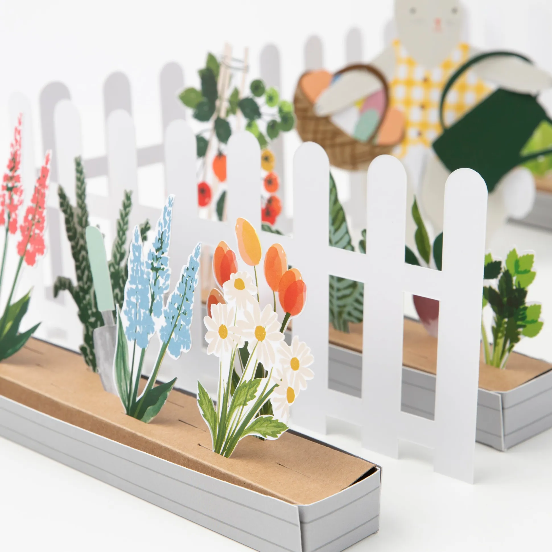 Bunny Paper Play Garden