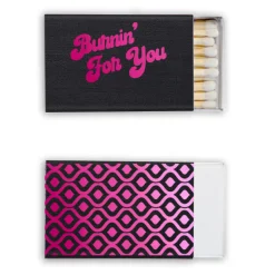 Burnin' For You Custom Matches, Fuchsia Foil
