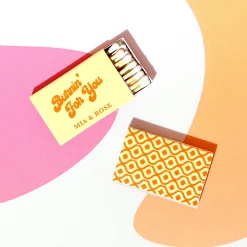 Burnin' For You Custom Matches, Gold Foil