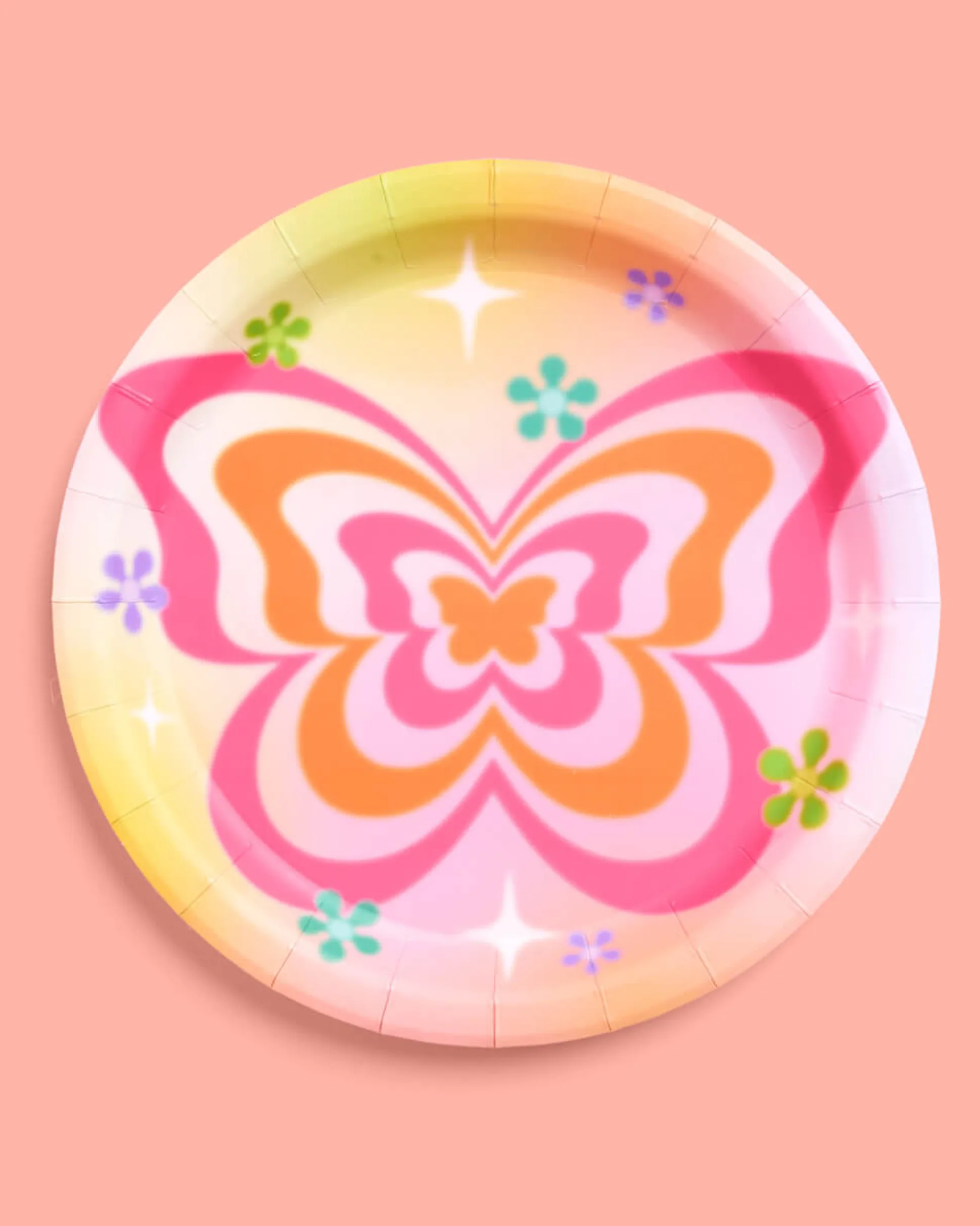 Butterfly Dream Plates - 24 paper plates