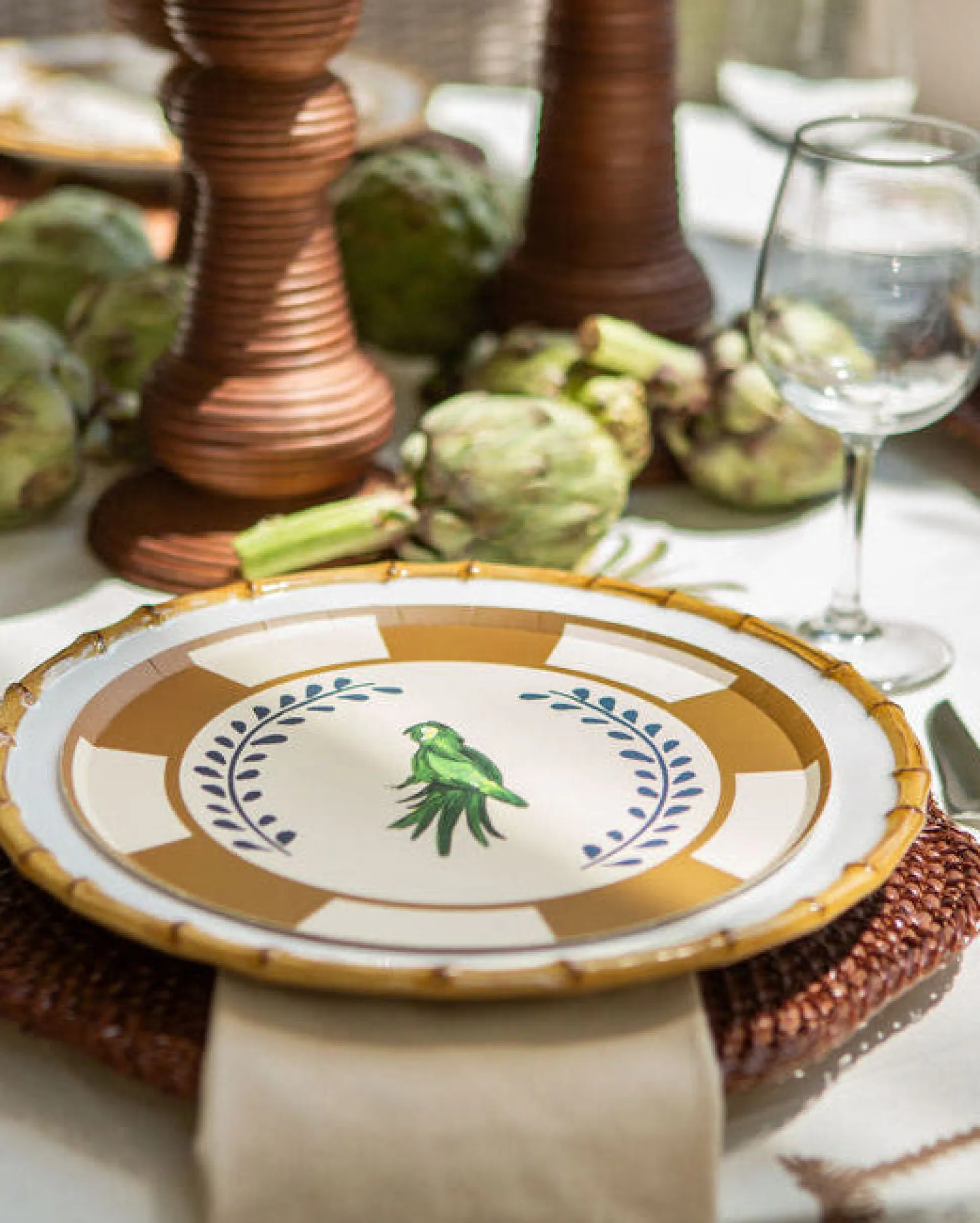 Cabana Appetizer Plates, Set of 12