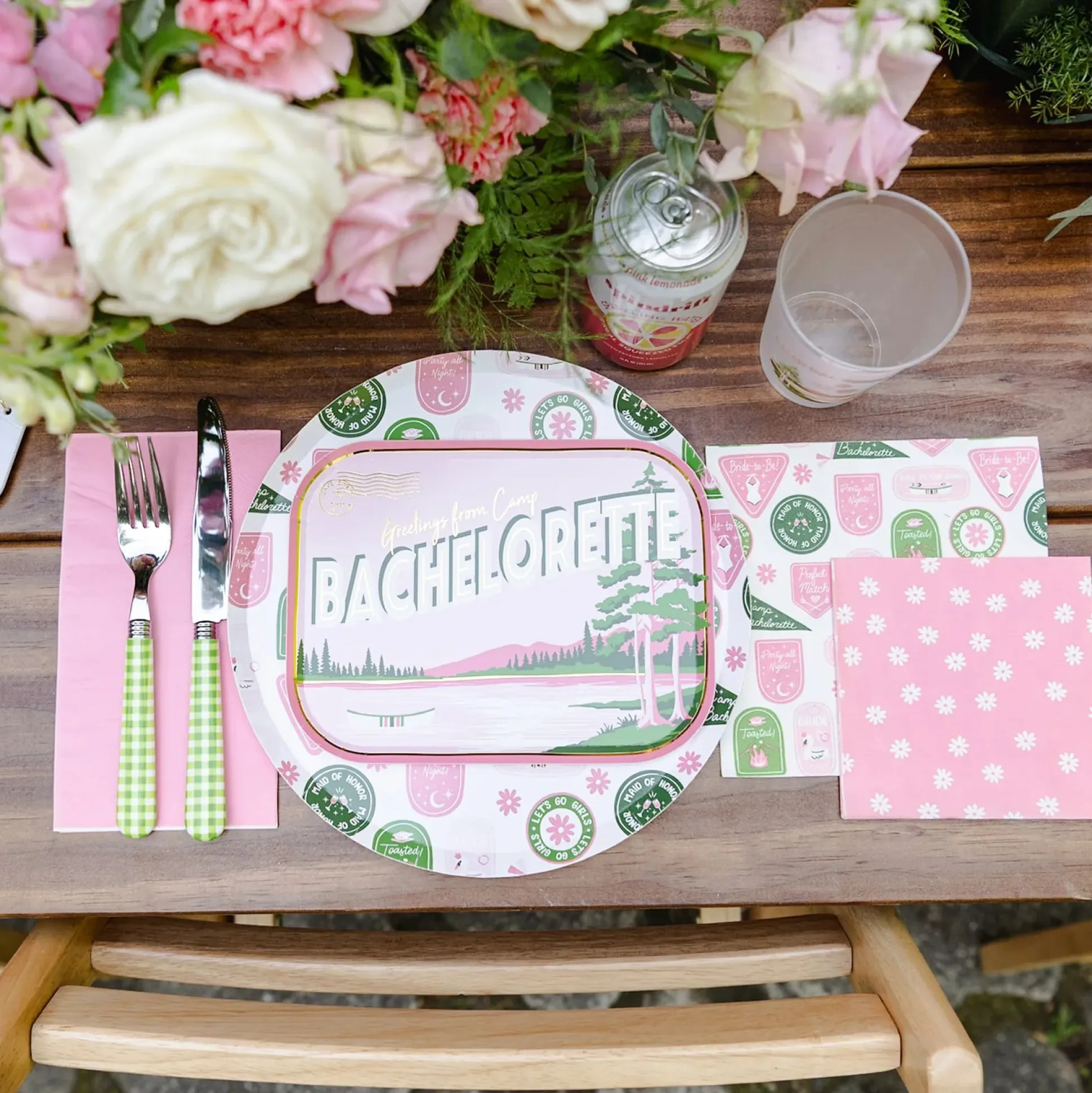 Camp Bachelorette Large Napkins, Pack of 16