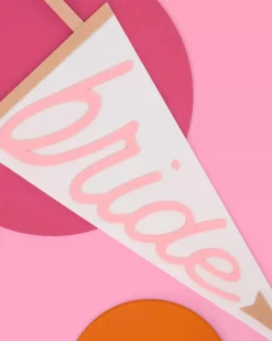 Camp Bride Pennant - Felt Pennant