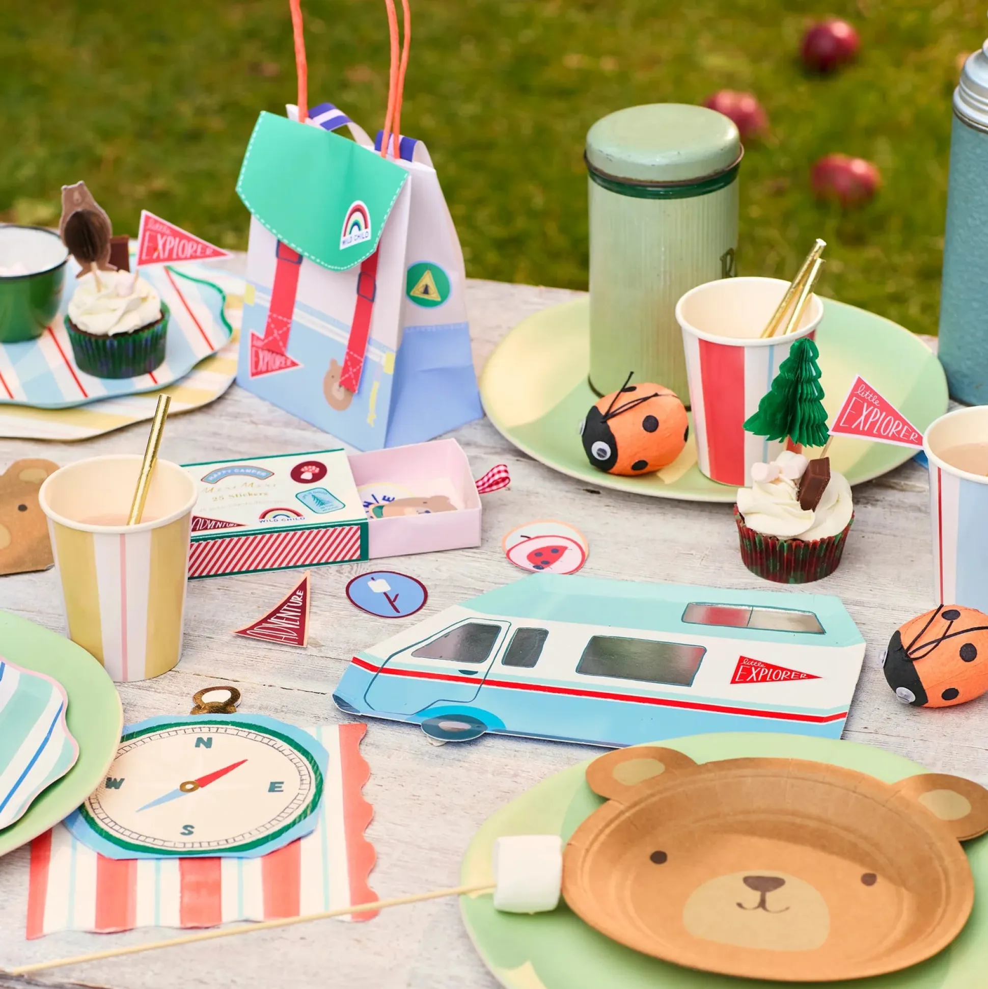 Camping Adventure Cupcake Kit, Set of 24