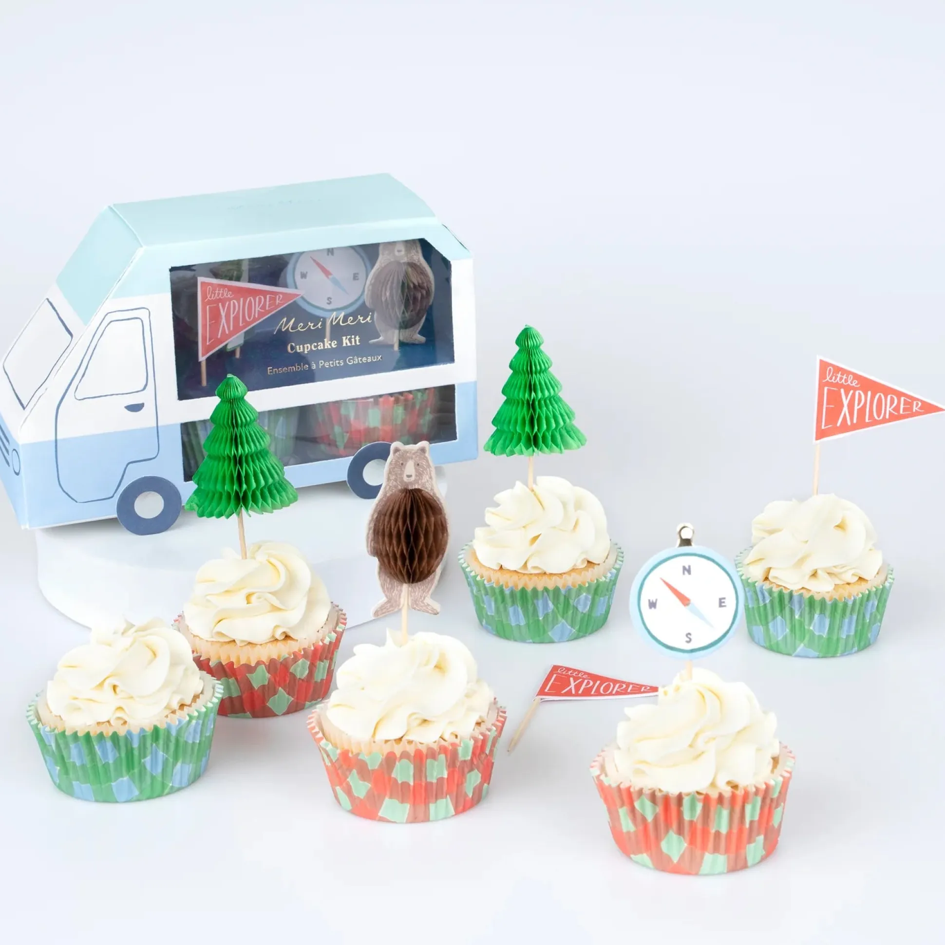 Camping Adventure Cupcake Kit, Set of 24