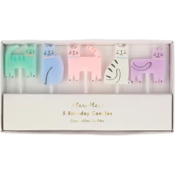 Cat Candles, Pack of 5