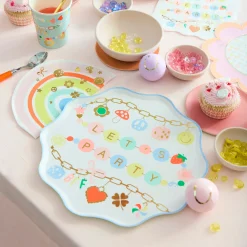 Charm Party Dinner Plates (x 8)