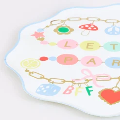 Charm Party Dinner Plates (x 8)