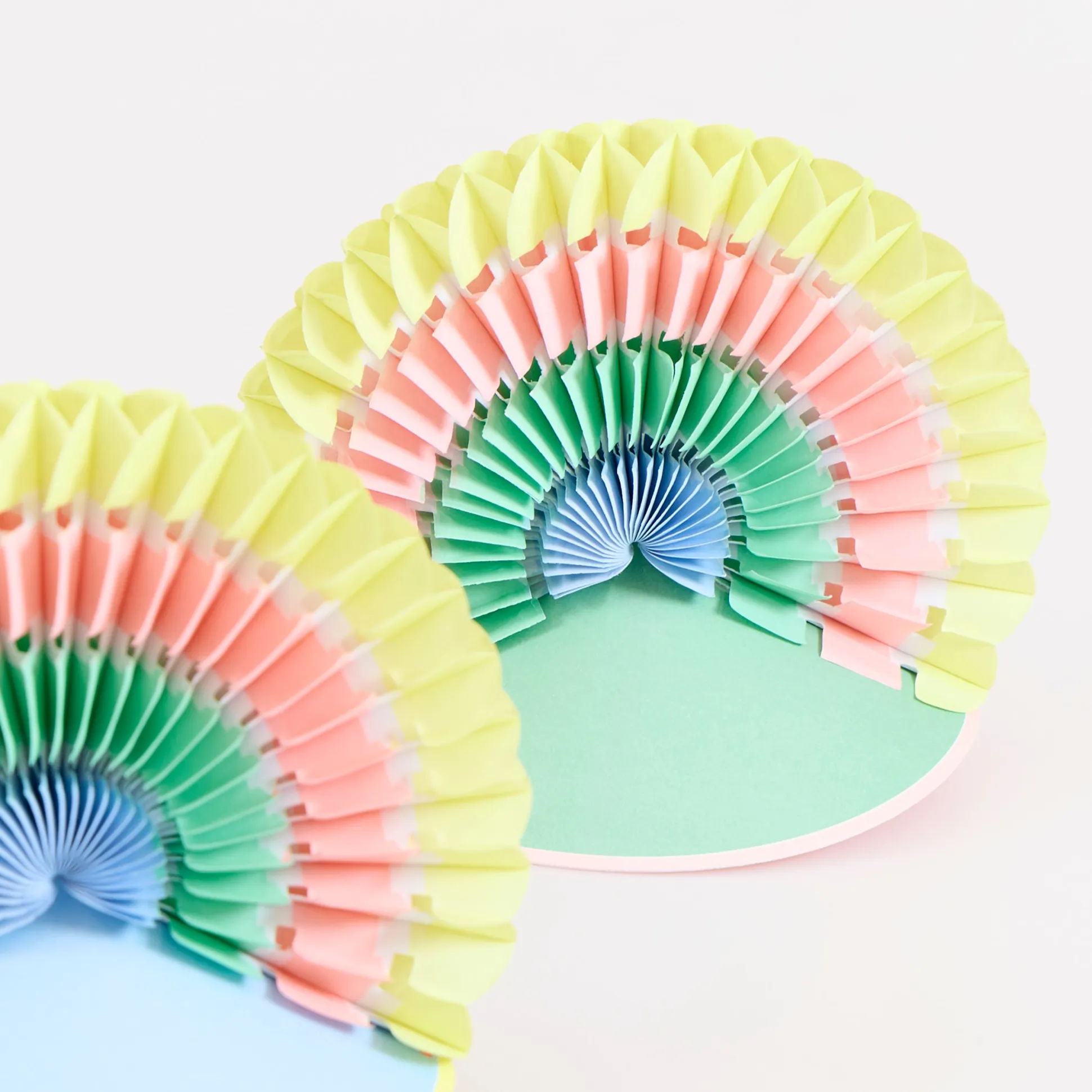 Charm Party Rainbow Party Hats (x 6)