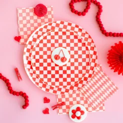 Check It! Cherry Crush Guest Napkins, Pack of 16