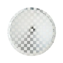 Check It! Dazzling Diamond Dessert Plates, Pack of 8