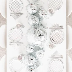 Check It! Dazzling Diamond Dinner Plates, Pack of 8