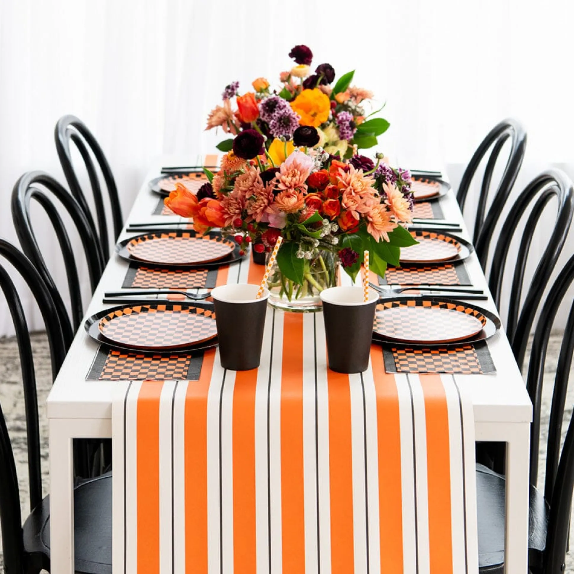 Check It! Halloween Check Guest Napkins, Pack of 16