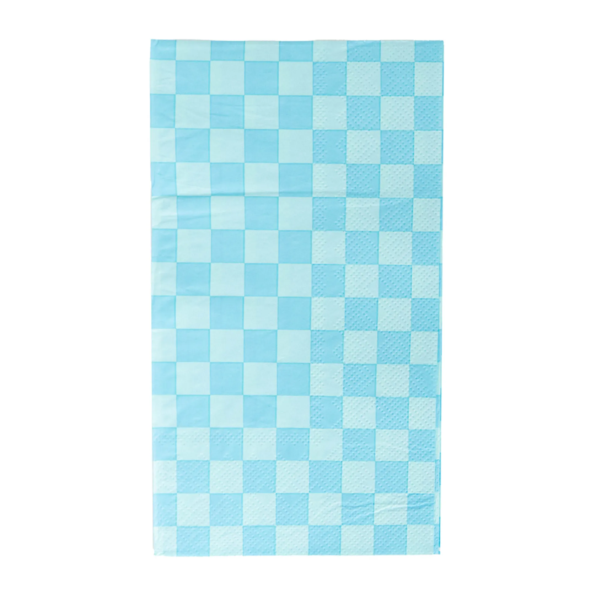 Check It! Out of the Blue Check Guest Napkins, Pack of 16