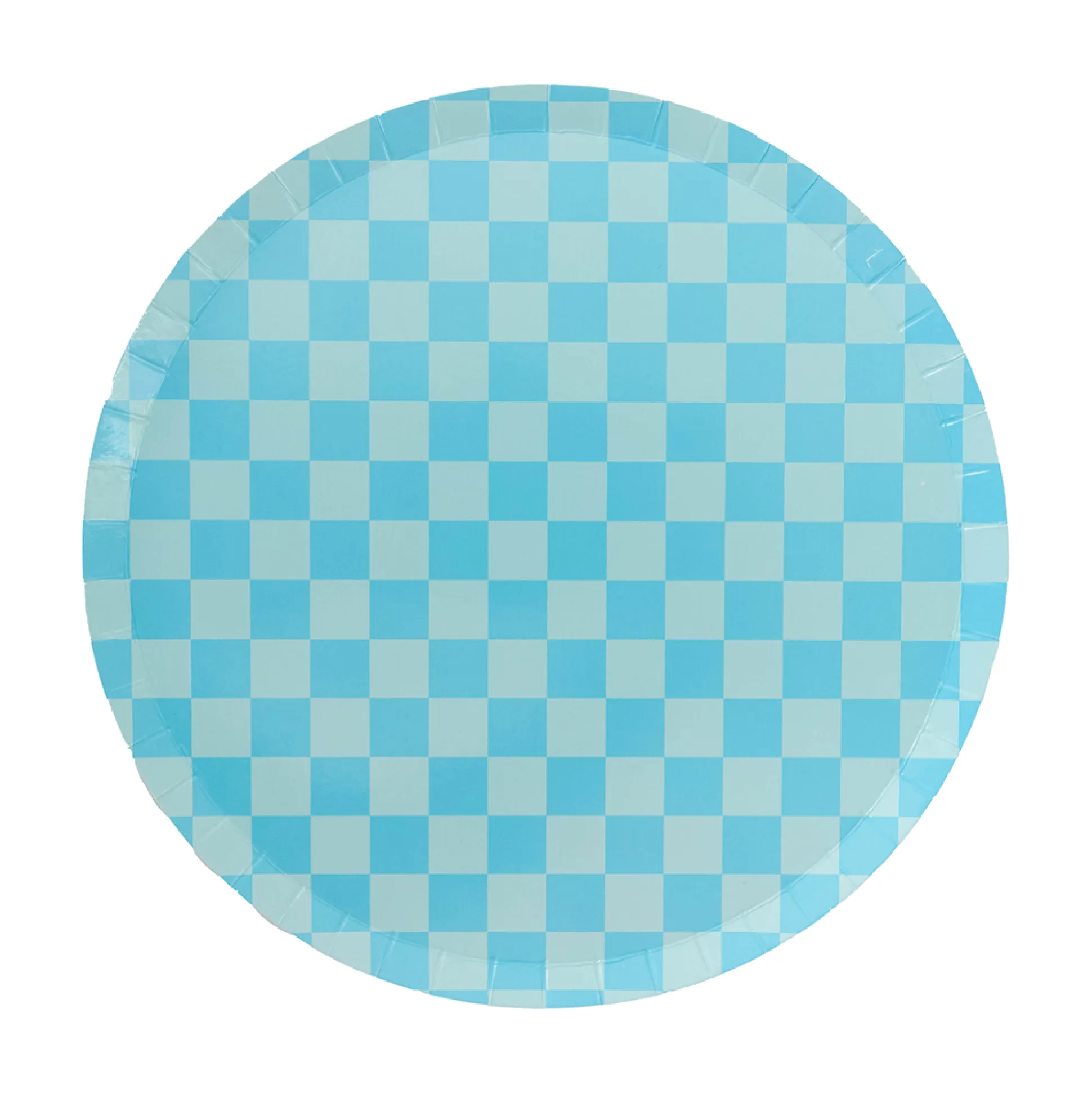 Check It! Out of the Blue Dinner Plates, Pack of 8