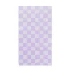 Check It! Purple Posse Check Guest Napkins, Pack of 16