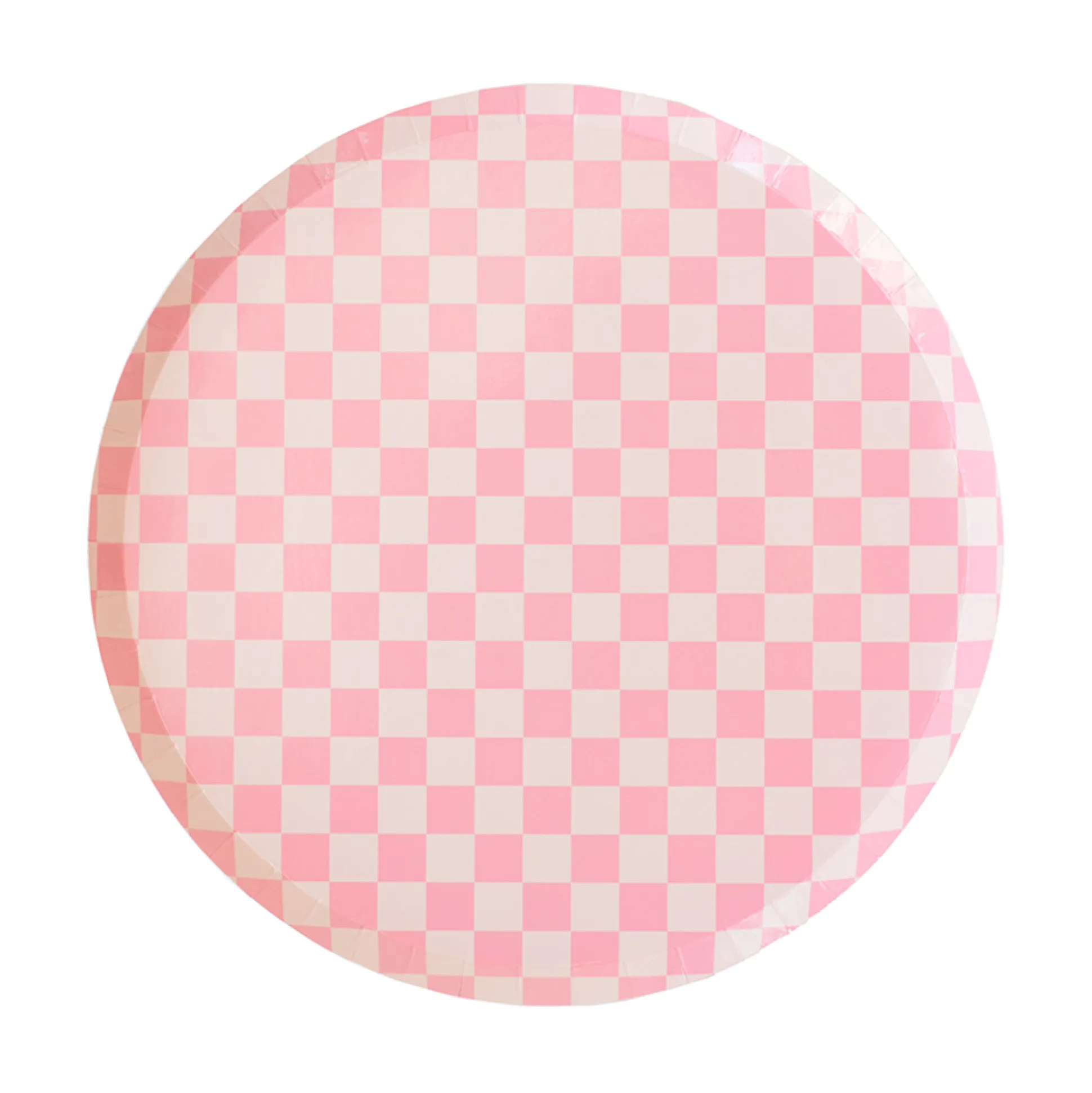 Check It! Tickle Me Pink Dinner Plates, Pack of 8