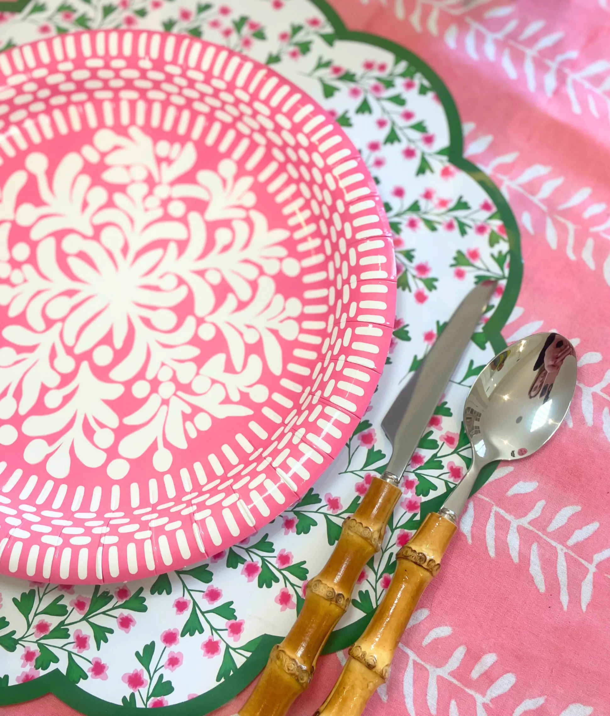 Cherry Blossom Paper Placemats, Set of 24