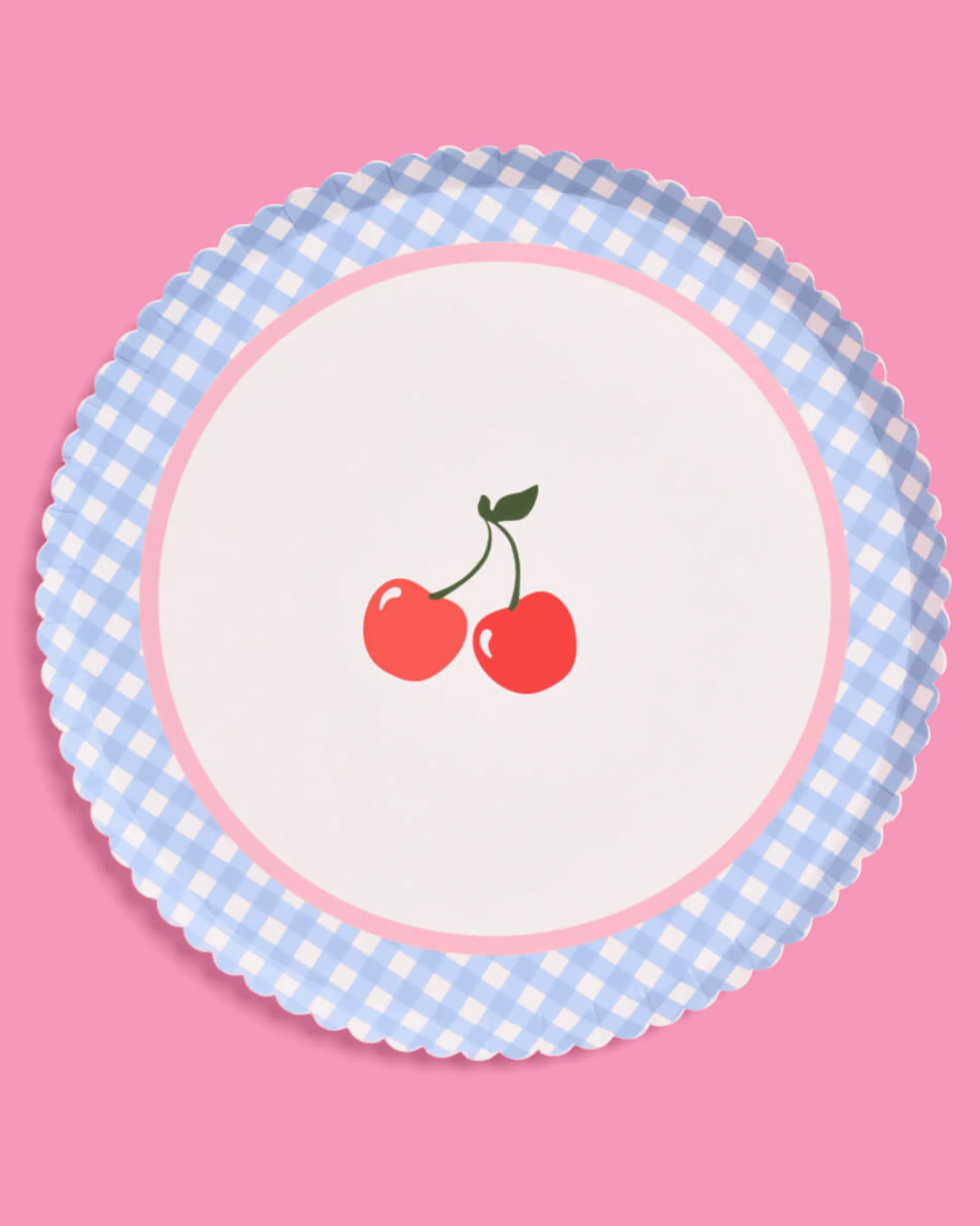 Cherry Plates, Pack of 24