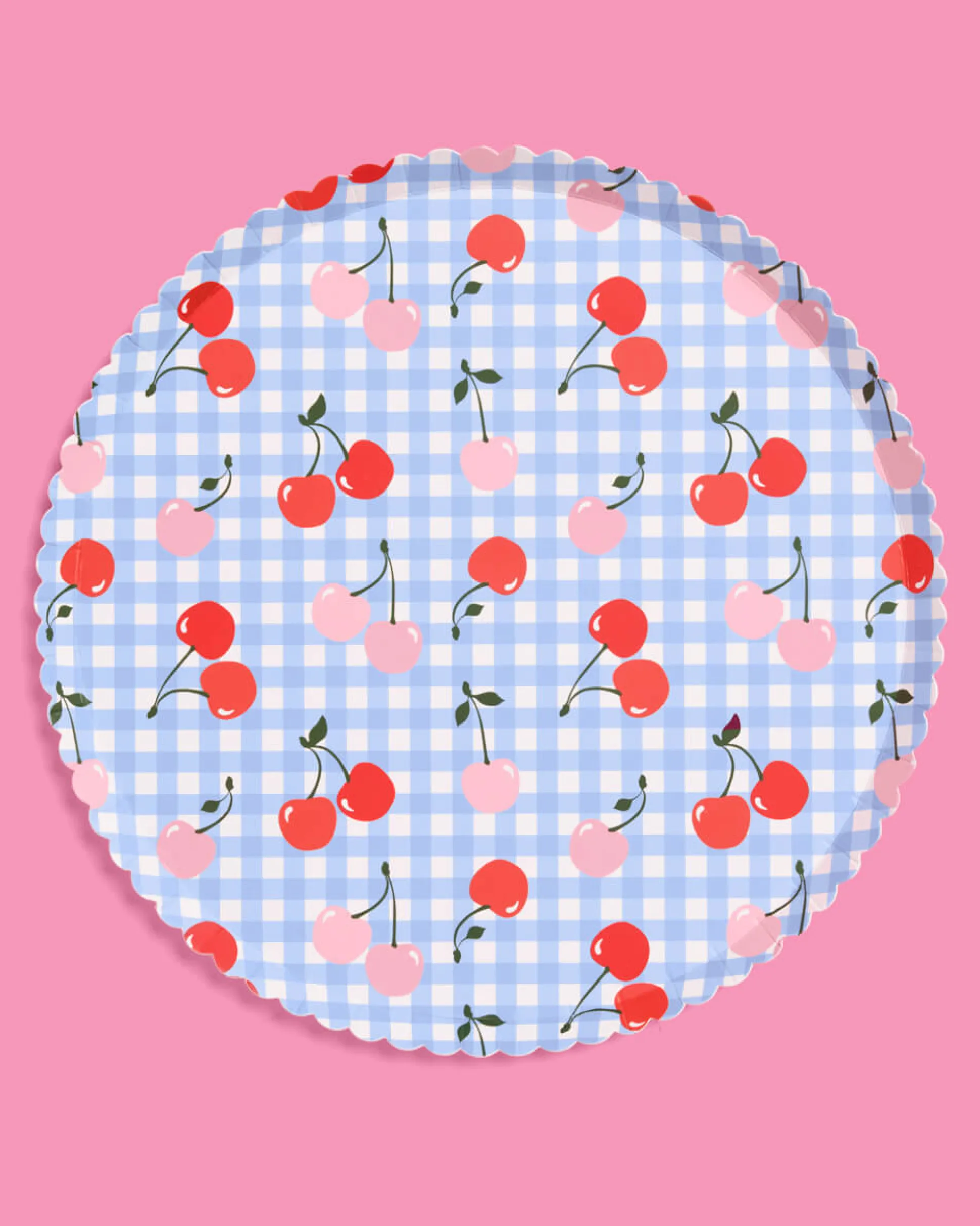 Cherry Plates, Pack of 24