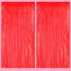 Cherry Red Curtain - set of 2 curtains