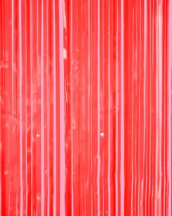 Cherry Red Curtain - set of 2 curtains