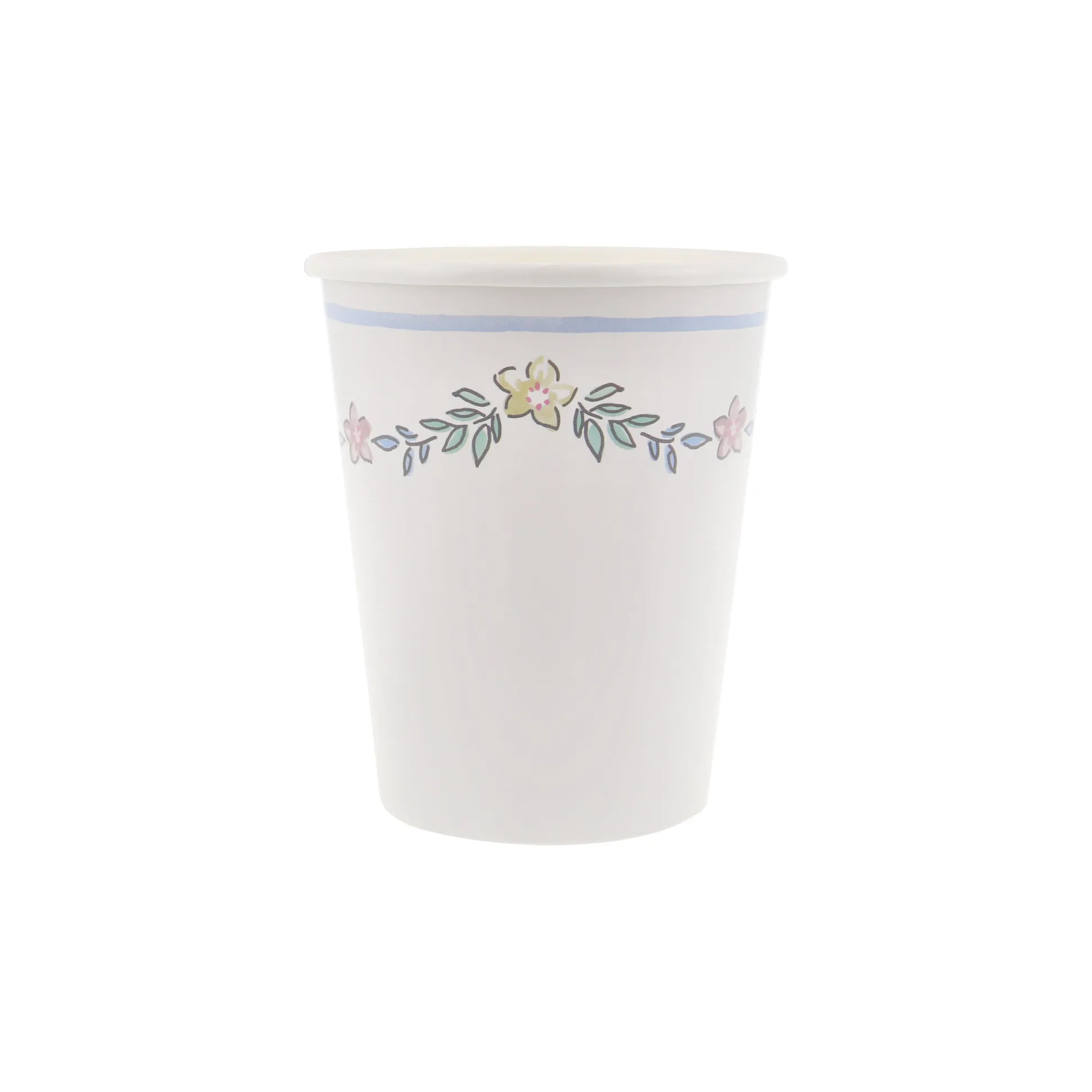 Chintz Border Cups, Set of 8
