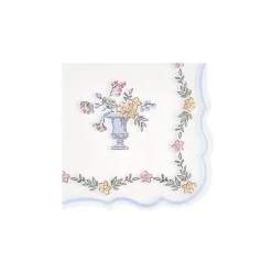 Chintz Border Small Napkins, Set of 16