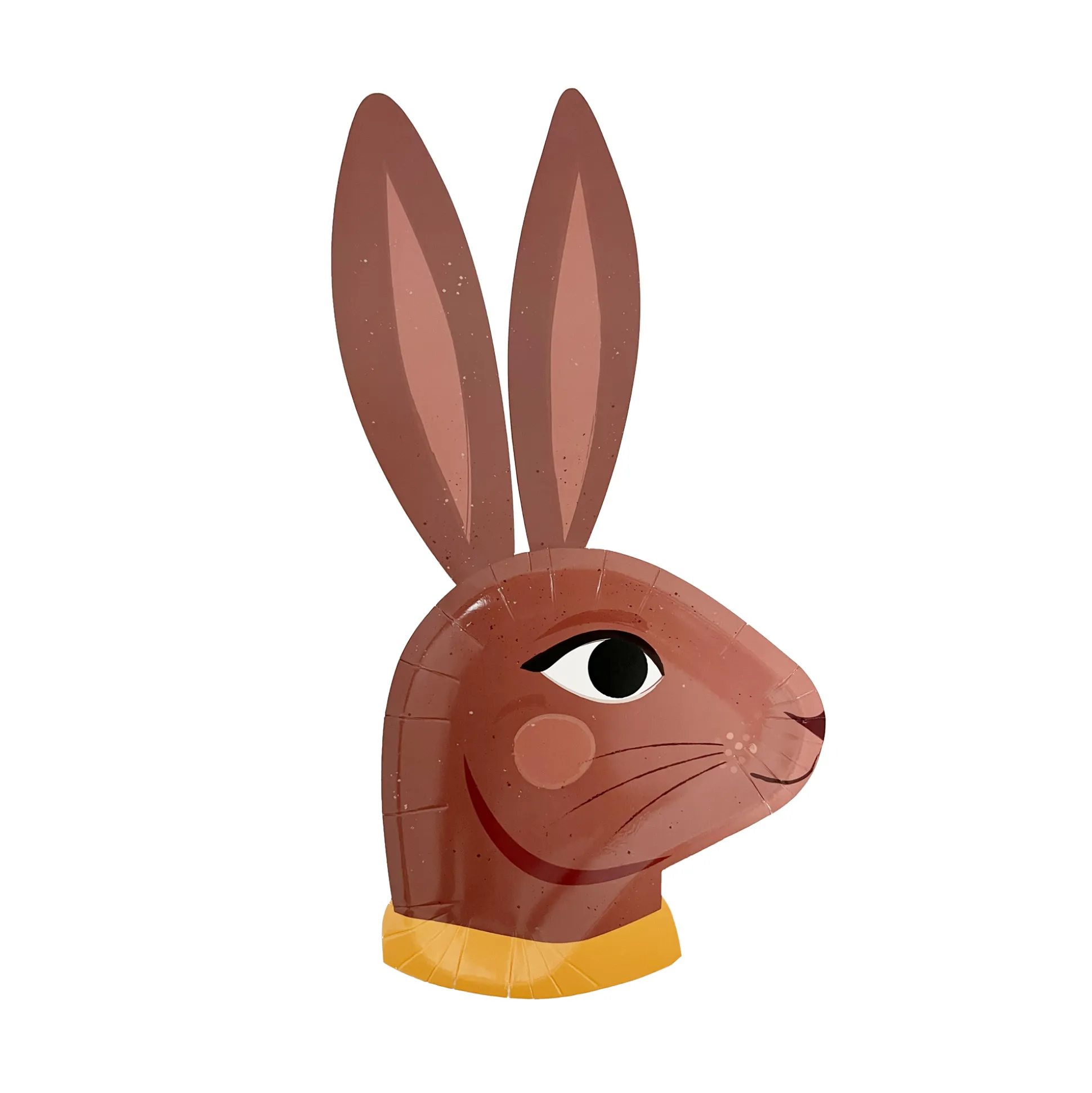 Chocolate Bunny Dinner Plates, Pack of 8