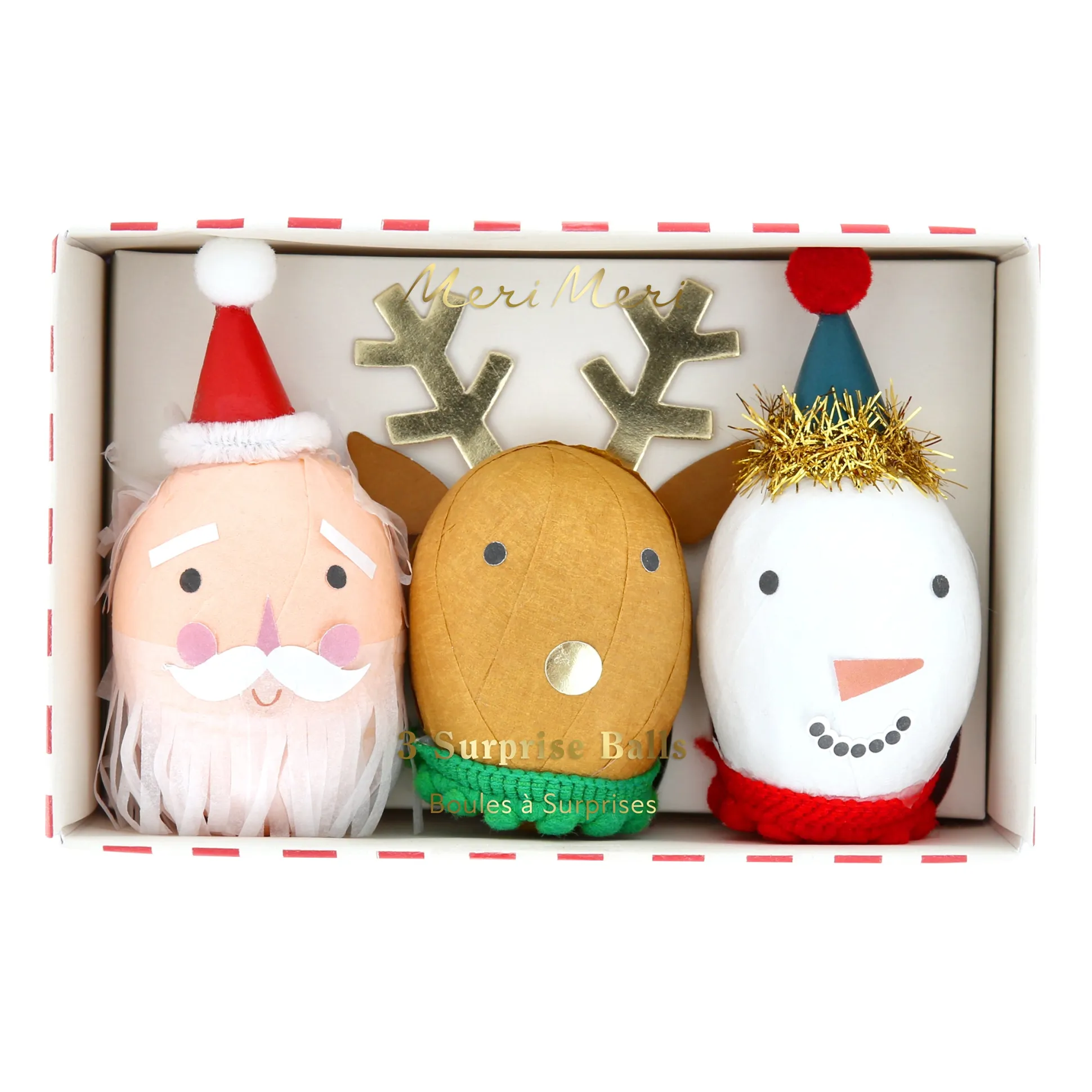 Christmas Character Surprise Balls, Pack of 3