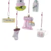 Christmas Kitchen Items Ornaments, Set of 6