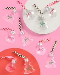 Christmas Spirit Ornaments - 10 shot glass ornaments