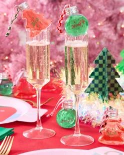 Christmas Spirit Ornaments - 10 shot glass ornaments