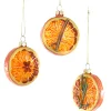 Citrus Spice Ornaments, Set of 6