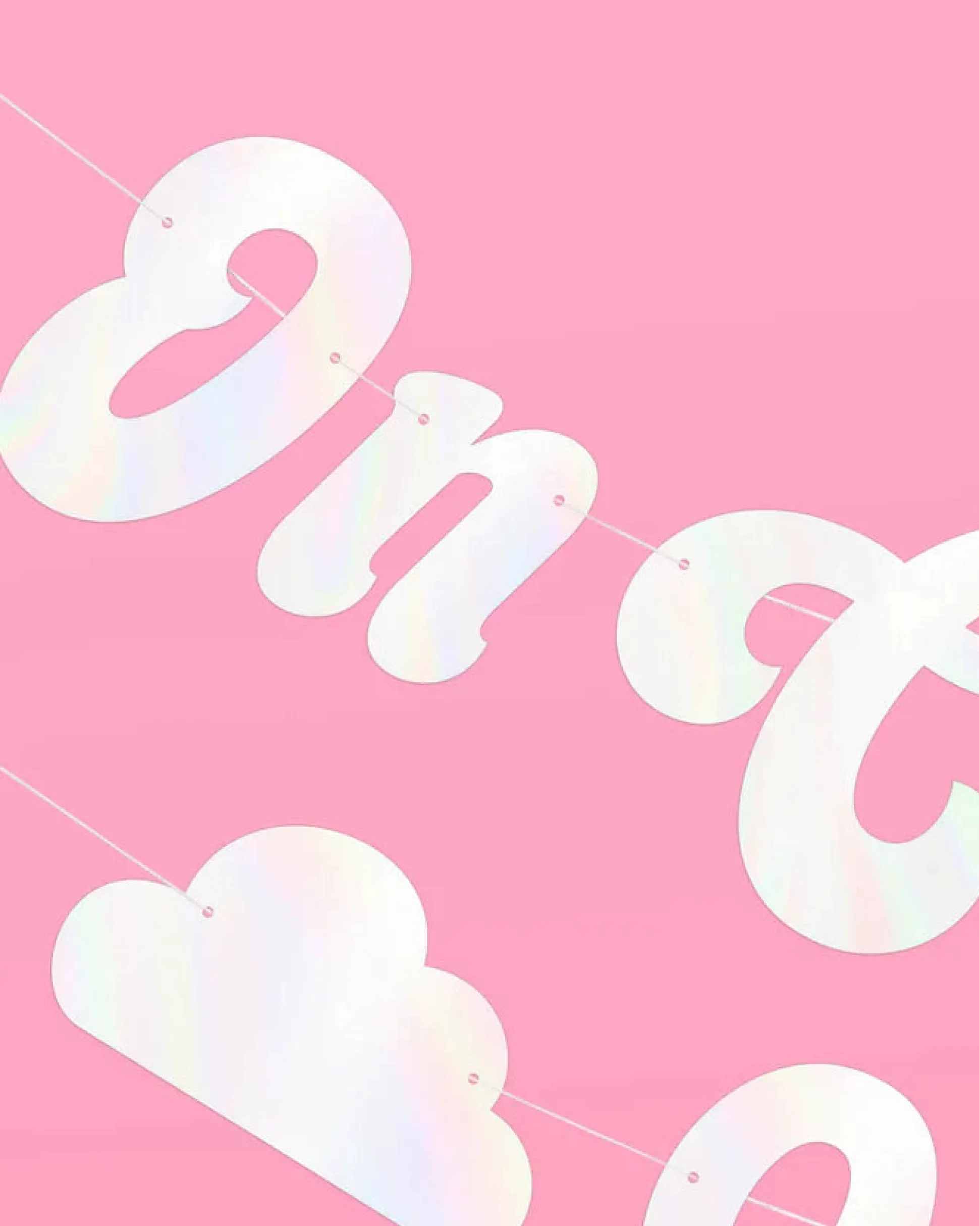 Cloud Nine Banner - White Foil Banner
