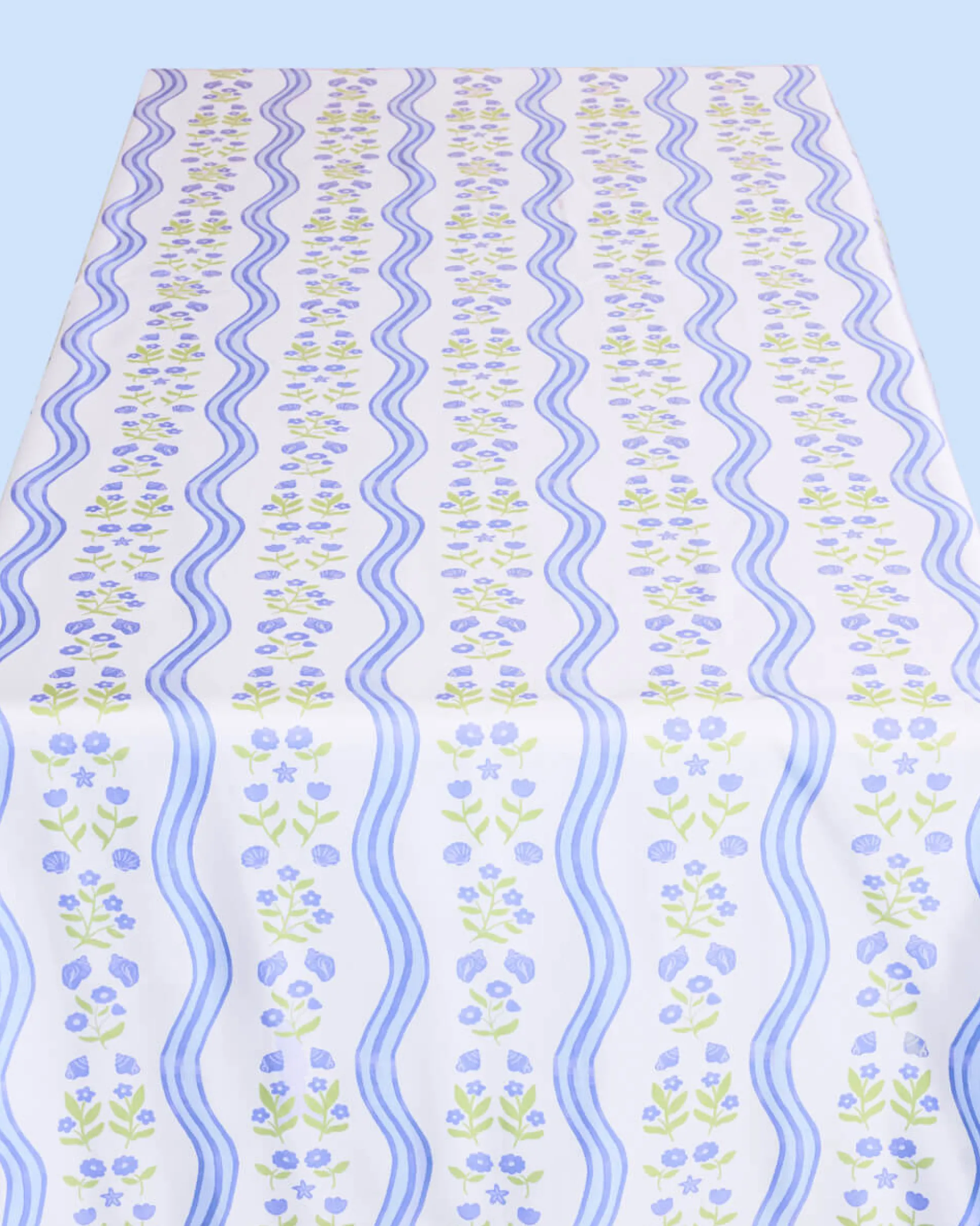 Coastal Tablecloth - washable tablecloth
