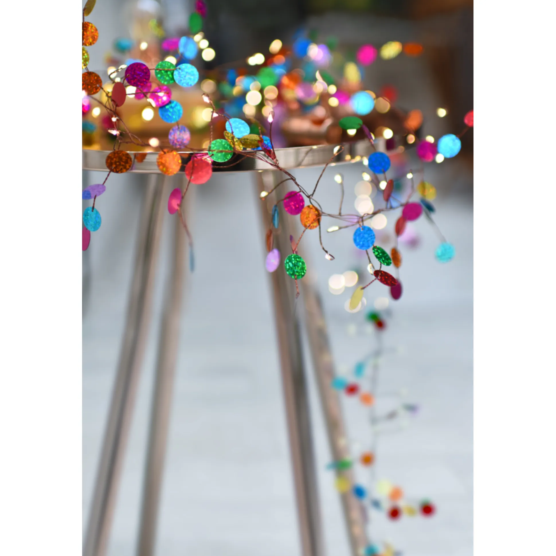 Colorful Confetti Fairy Lights, Set of 3