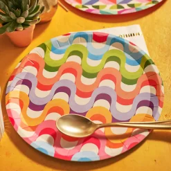 Color Me Crazy Large Plates, 10 per pack