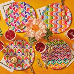Color Me Crazy Large Plates, 10 per pack