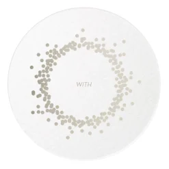Confetti Frame Coasters, Silver Foil