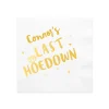 Cowgirl Bachelorette Personalized Napkin, Gold Foil