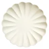 Cream Simply Compostable Large Plates, Pack of 8