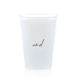 Custom Pasta Party Cup, Black Foil