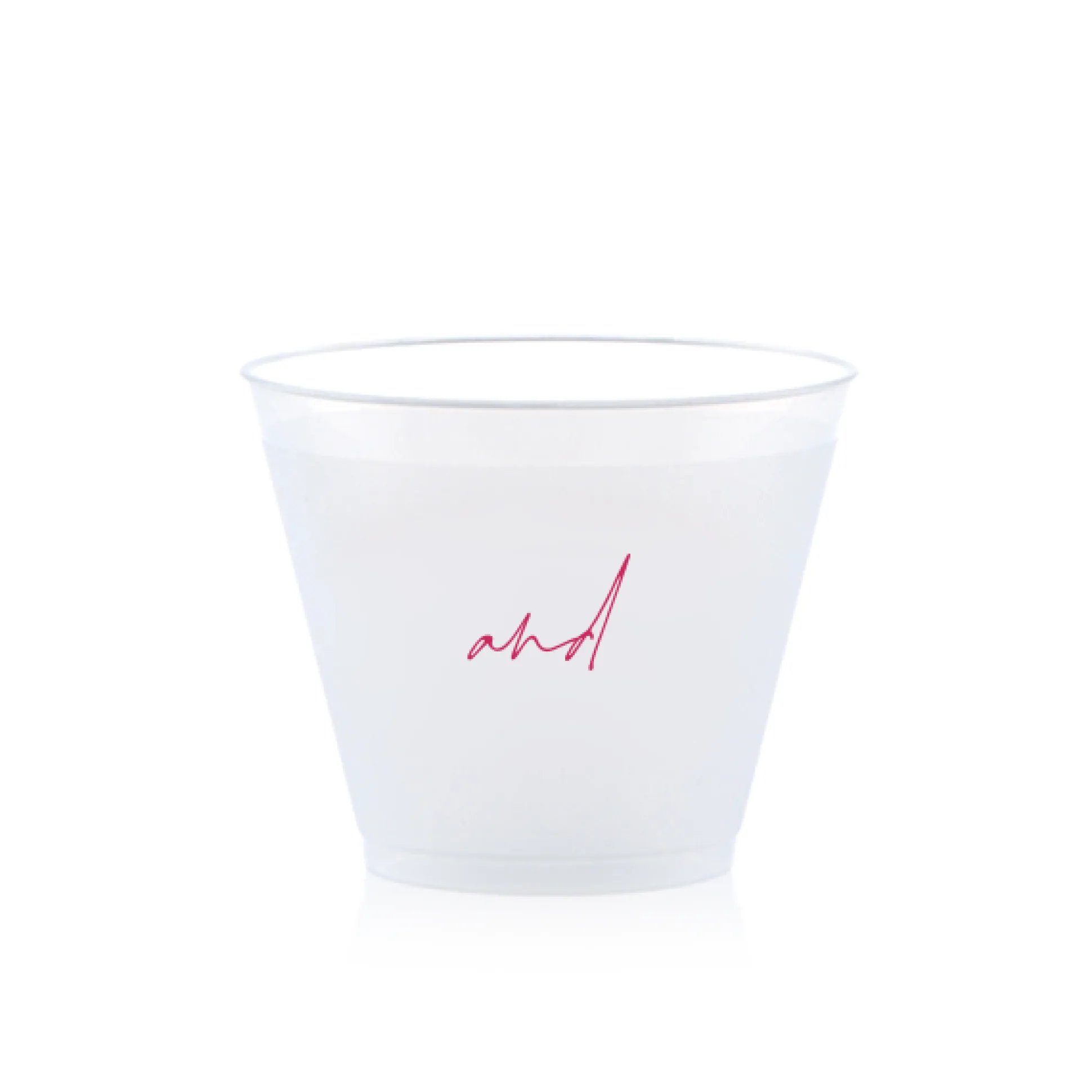 Custom Pasta Party Cup, Fuchsia Foil