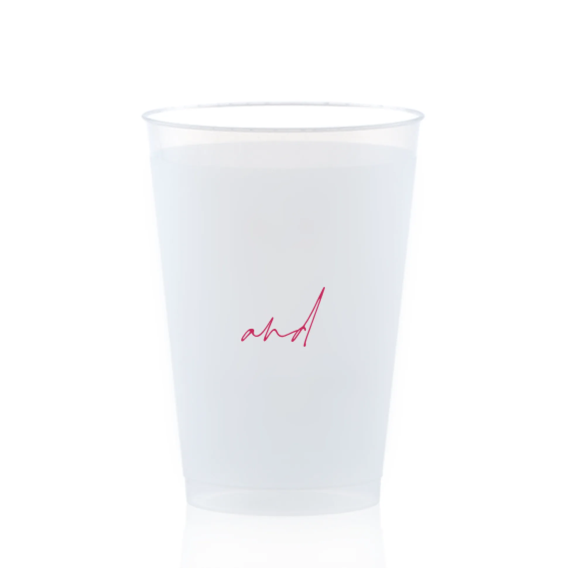 Custom Pasta Party Cup, Fuchsia Foil